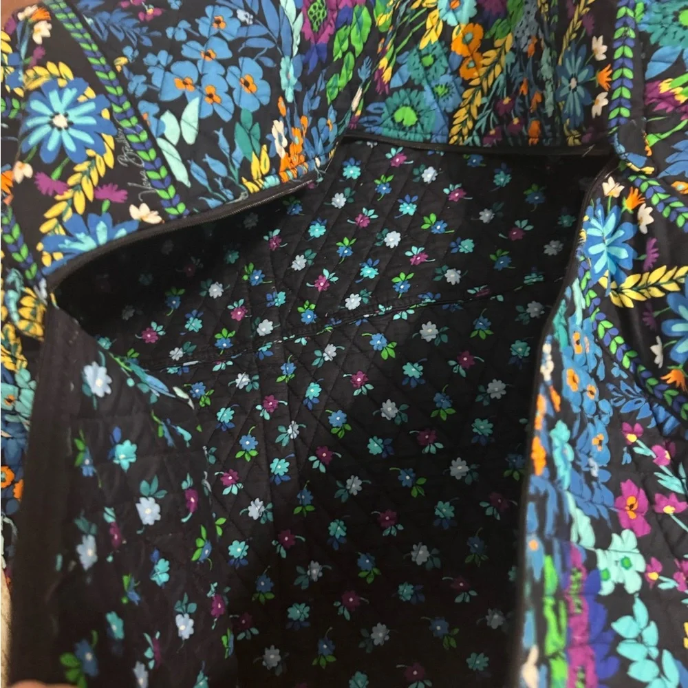 Vera Bradley Floral Quilted Travel Tote in Blue - Picture 2 of 3